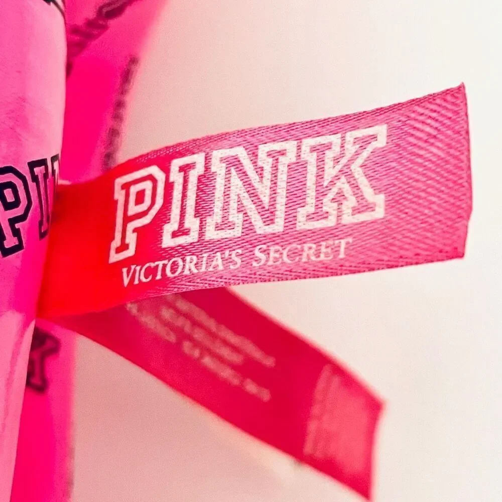 NWT Vintage RARE! Victoria's Secret PINK Jumbo Huge Giant 14” Pink Signature DOG
